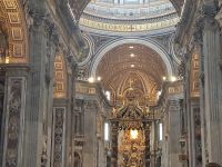 Petersdom innen Altar Bernini Petrus Rom