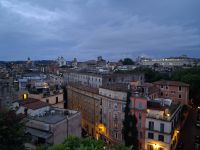 Morgens Dachterrasse Hotel Rom Monti Palace
