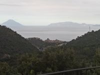 Abendstimmung - Blick auf Brolo  und Liparische Inseln - Sizilien