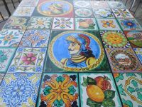 Die Terrassen Tische mit diesen schönen Designs - Villa Ginevra -Sizilien 