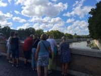 Auf dem Weg nach Trastevere - der Tiber