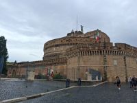 Auf dem Weg zur Engelsburg Rom
