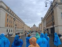 Via della Conciliazione vom Tiber zum Petersdom Rom