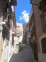In den Strässchen von Sinagra, Sizilien 