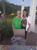 Cindy und Marieta verabschieden sich - Villa Ginevra - Sizilien