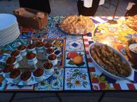 Abschiedsabend - Anti Pasti Büffet vom Markus - Villa Ginevra - Sizilien 