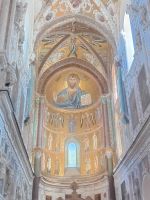 Die Mosaiken der  Hauptapsis  - Duomo von Cefalù- Sizilien - Sizilien