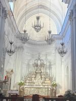 Seitenalter in des Duomo von Cefalù - Sizilien