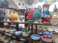 Typiche Keramik von Siziliene und Cefalù - Sizilien 