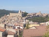 Blick auf Montalbano-Elicona - Sizilien 