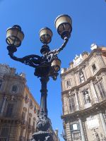 Die Laterne am Quatro Canti - Palermo, Sizilien