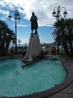 Amalfi, Gioia mit dem Kompass