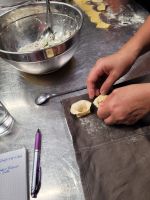 Kochkurs - Tortelloni werden gefüllt und geformt - Villa Ginevra, Sizilien 