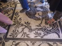 Bodenmosaik in den Vatikanischen Museen, Rom