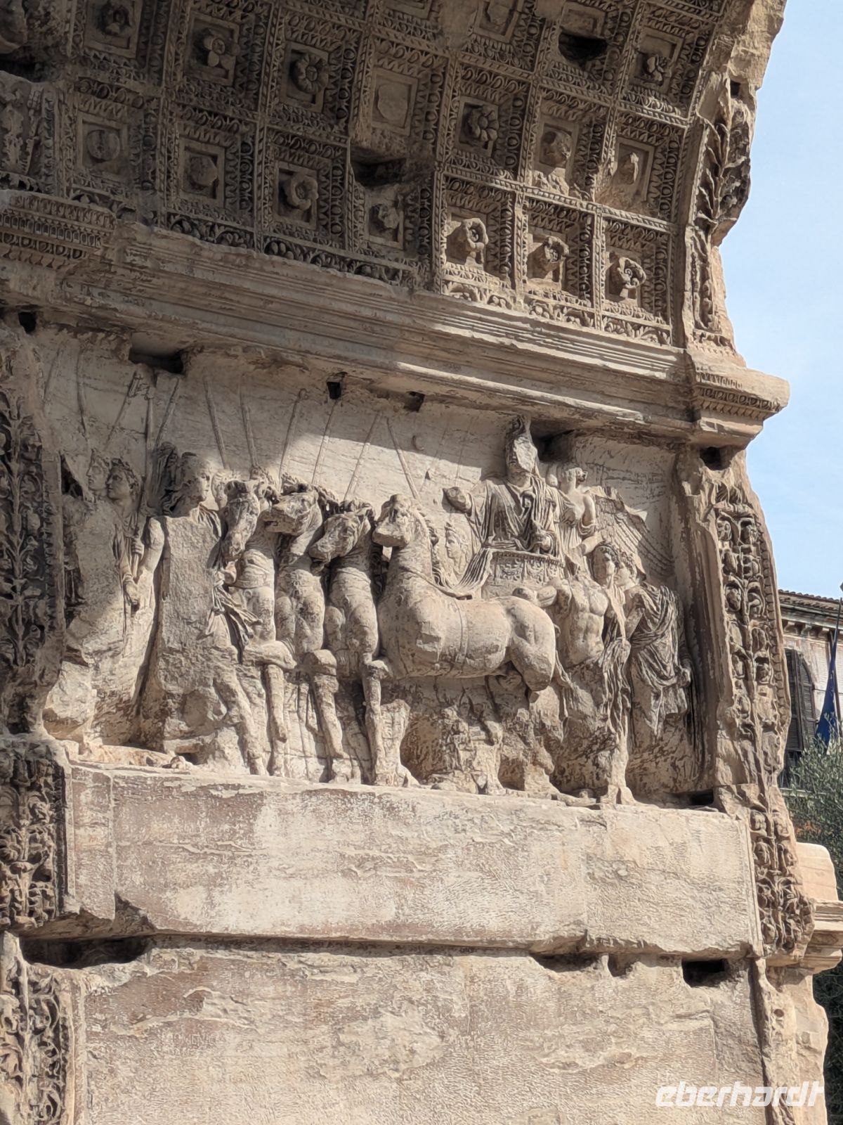 Relief im Triumpfboden des Titus