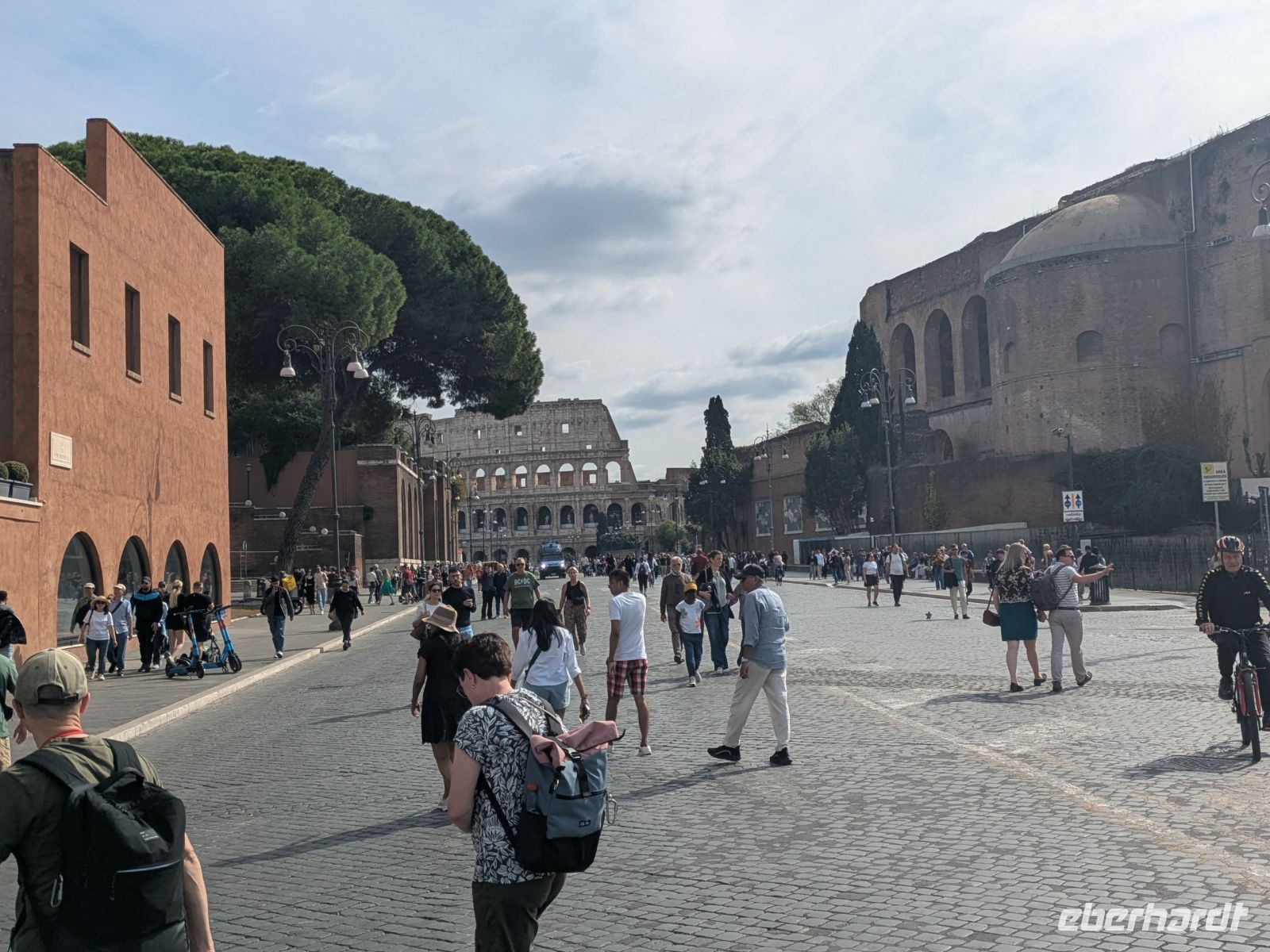 Viele Touristen in Rom