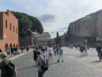 Viele Touristen in Rom