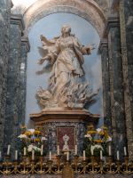 Statue der heiligen Agnes