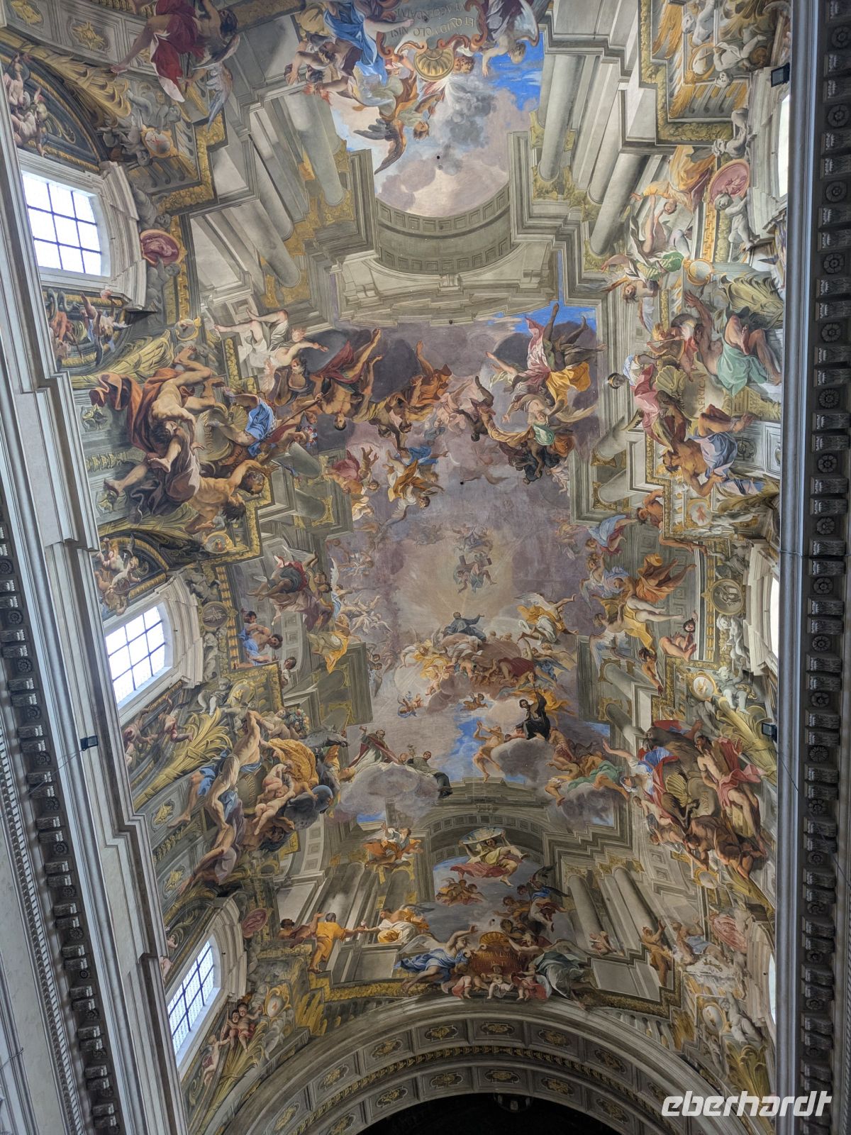 Deckengemälde in Sant´Ignatio