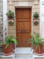 Haustür schön dekoriert - Scilla - Kalabrien