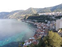 Blick auf Scilla von Castello Ruffo  - Kalabrien