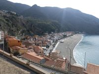 Blick von Castello Ruffo auf Scilla - Kalabrien 