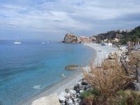 Blick auf Strand und Kap von Scilla - Kalabrien 