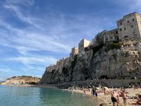 Blick auf Tropea  - Coast to Coast Bootsfahrt - Kalabrien