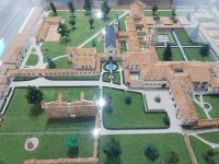 Das Modell von  Kartäuserkloster in Serra Bruno - Kalabrien