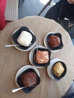 Die Sorten von dem Tartufo Eis in Gelateria Dante in Pizzo - Kalabrien