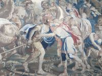 Detail der  Tapisserie in Museum in Gerace - Kalabrien