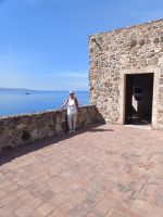 Auf der Terrasse des Castello Murat - Pizzo, Kalabrien