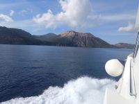 Die ersten Vulcano Felsen - Liparische Inseln - Sizilien 