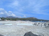 Das Schwefel Bad, das aktuell geschlossen ist - Vulcano, Liparische Inseln - Sizilien 