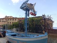 Das Boot der Fischer für Schwertfischfang - Scilla - Kalabrien