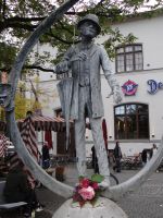 München, Viktualienmarkt, Karl -Valentin-Brunnen