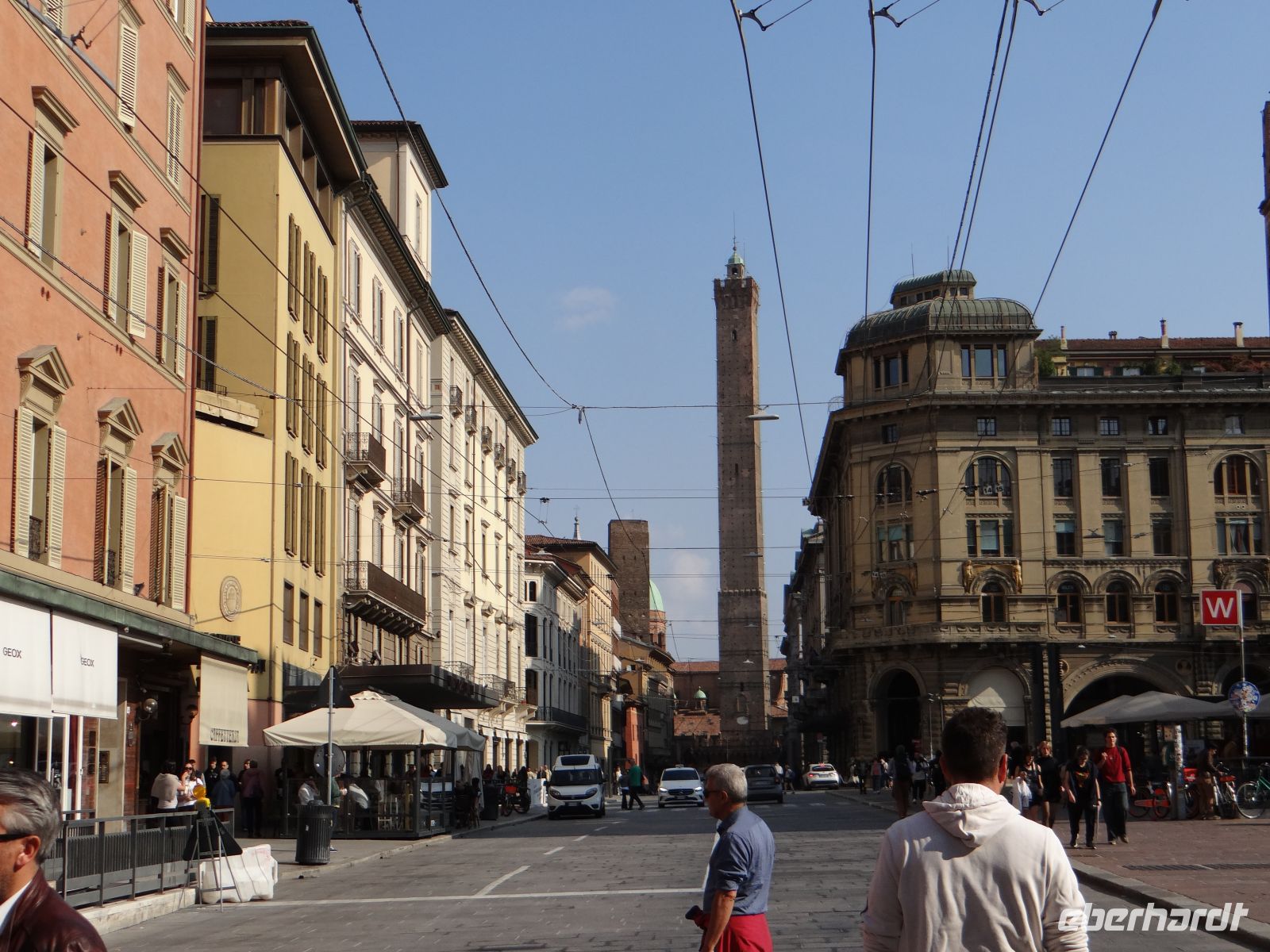 Bologna, die Geschlechtertürme Asinelli und Garisenda.