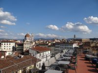 Florenz, Blick von der Hotelterrasse.