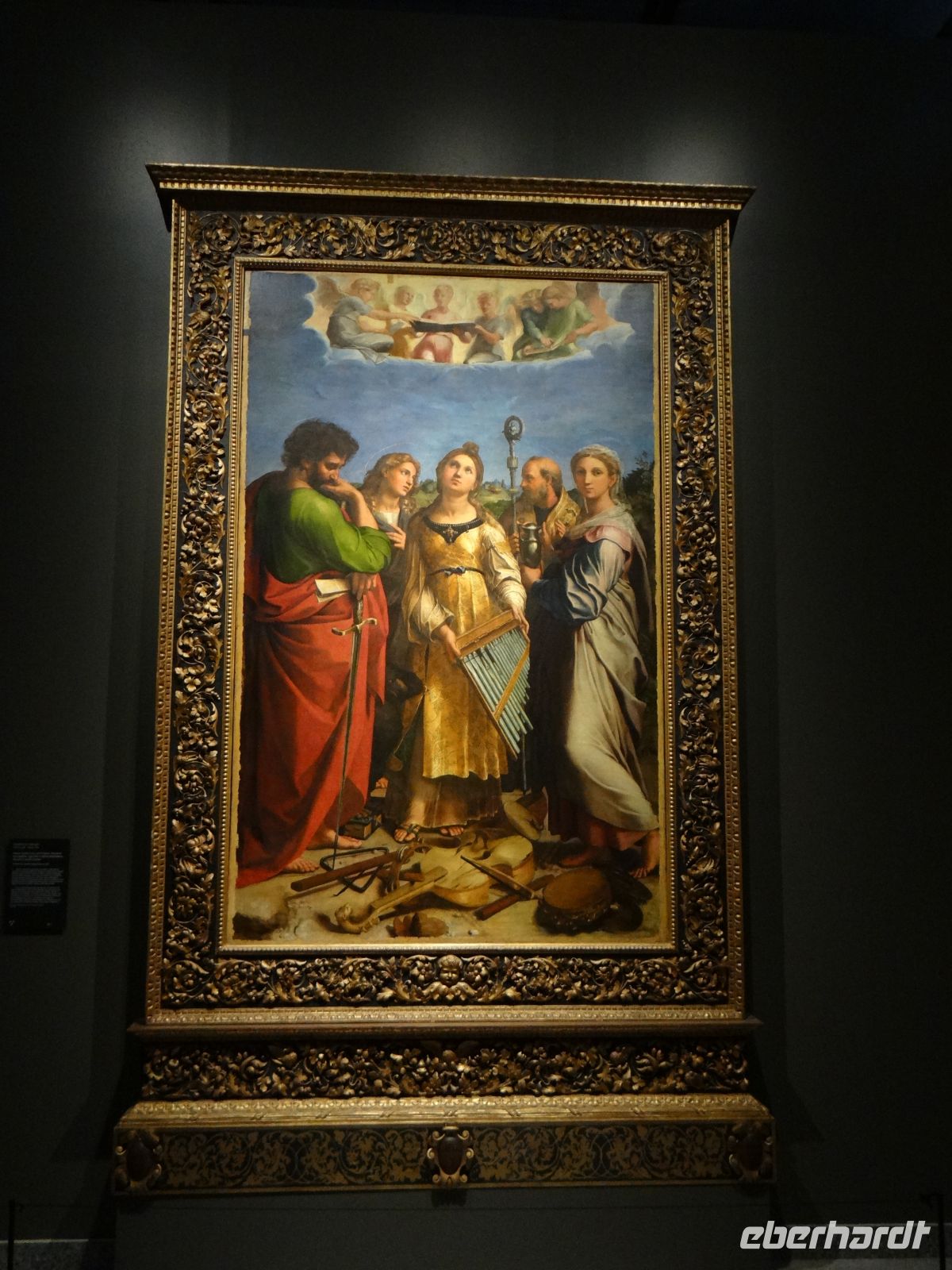 Bologna, Pinacoteca Nazionale, die Heilige Cäcilie von Raffael.
