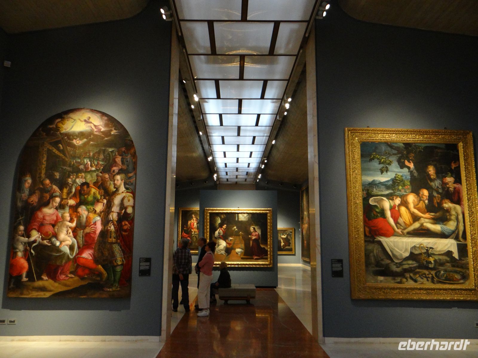 Bologna, Pinacoteca Nazionale, der Saal für Carracci und Reni, die großen Künstler der Stadt. 