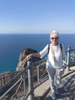 Capo Vaticano - Reisebegleiterin Marieta - vom Winde verweht... Kalabrien Reise