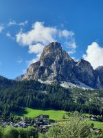 Corvara  - Blick auf Sassongler 
