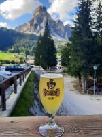 Corvara  - Blick auf Sassongler 