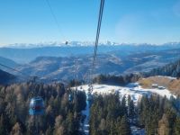 Fahrt von der Seiser Alm mit der Umlaufbahn nach Seis...