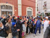 Das olympische Feuer kommt nach Monopoli 