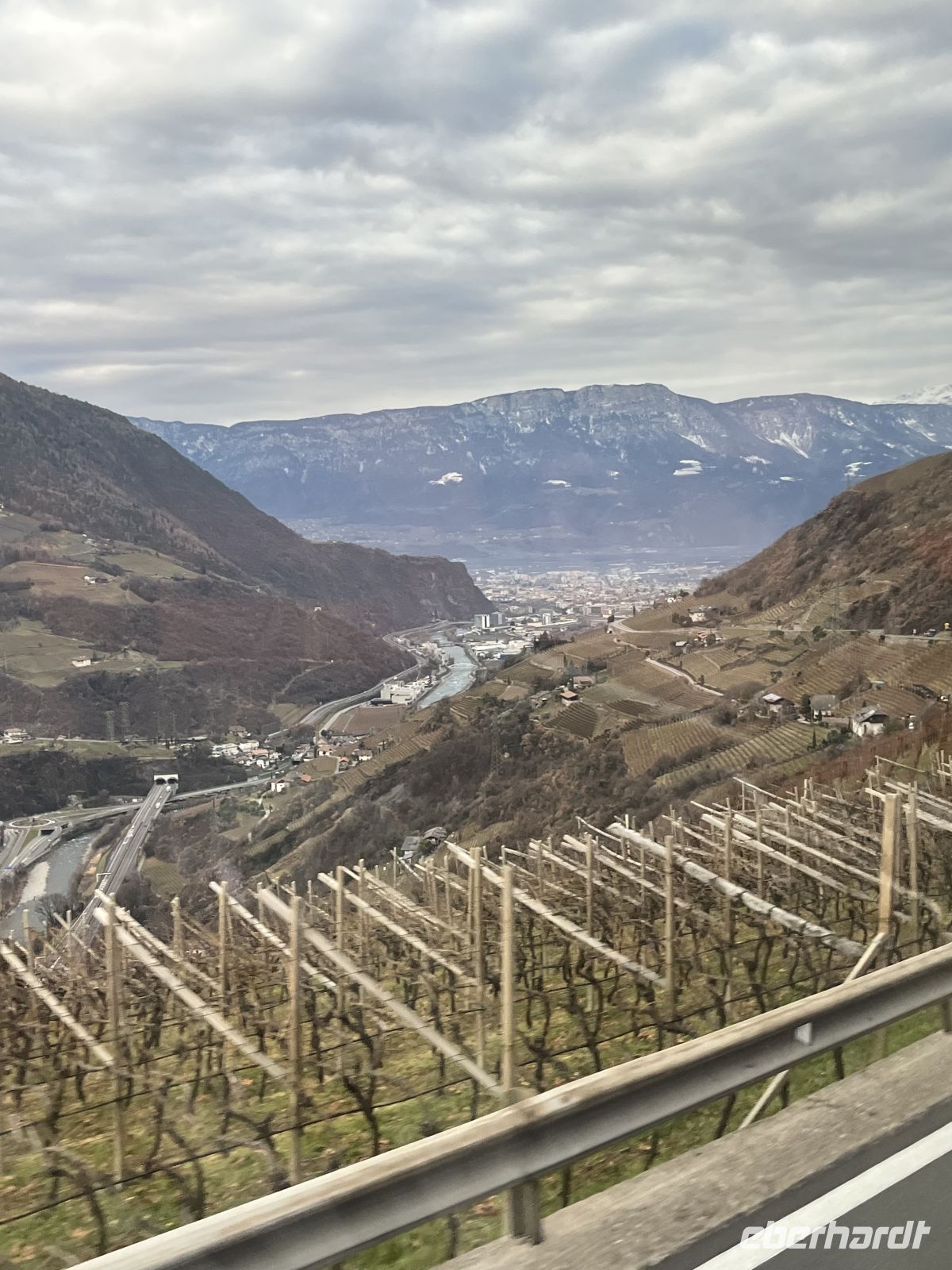 Weinachts- & Silvesterreise Südtirol: Blick auf Bozen