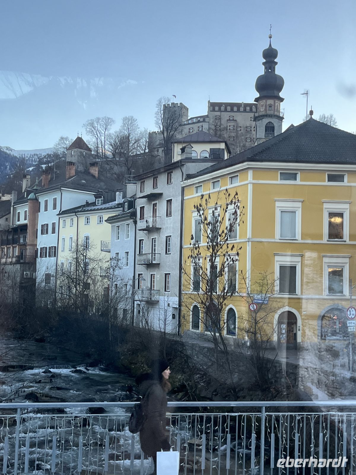 Weihnachts- & Silvesterreise Südtirol:  Bruneck- Altstadt und Fluss Rienz