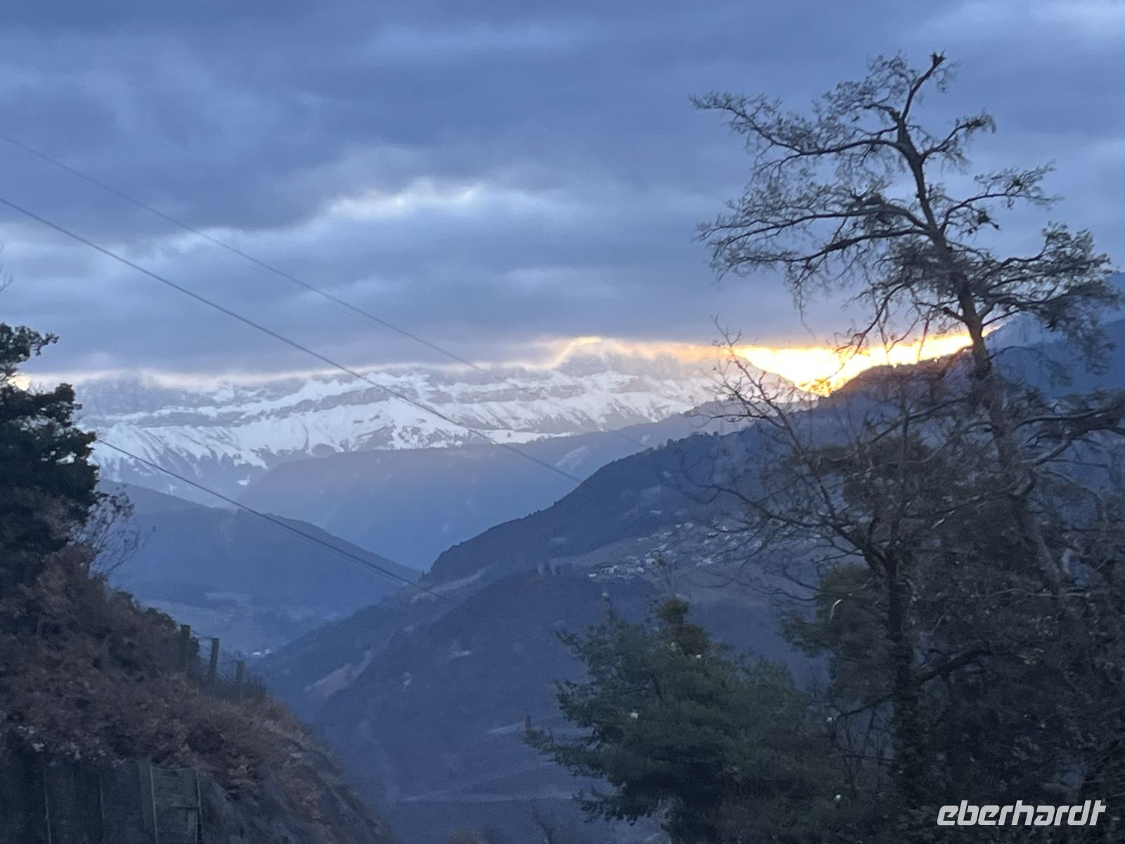 Weihnachts- & Silvesterreise Südtirol:  -  dem Sonnenaufgang entgegen