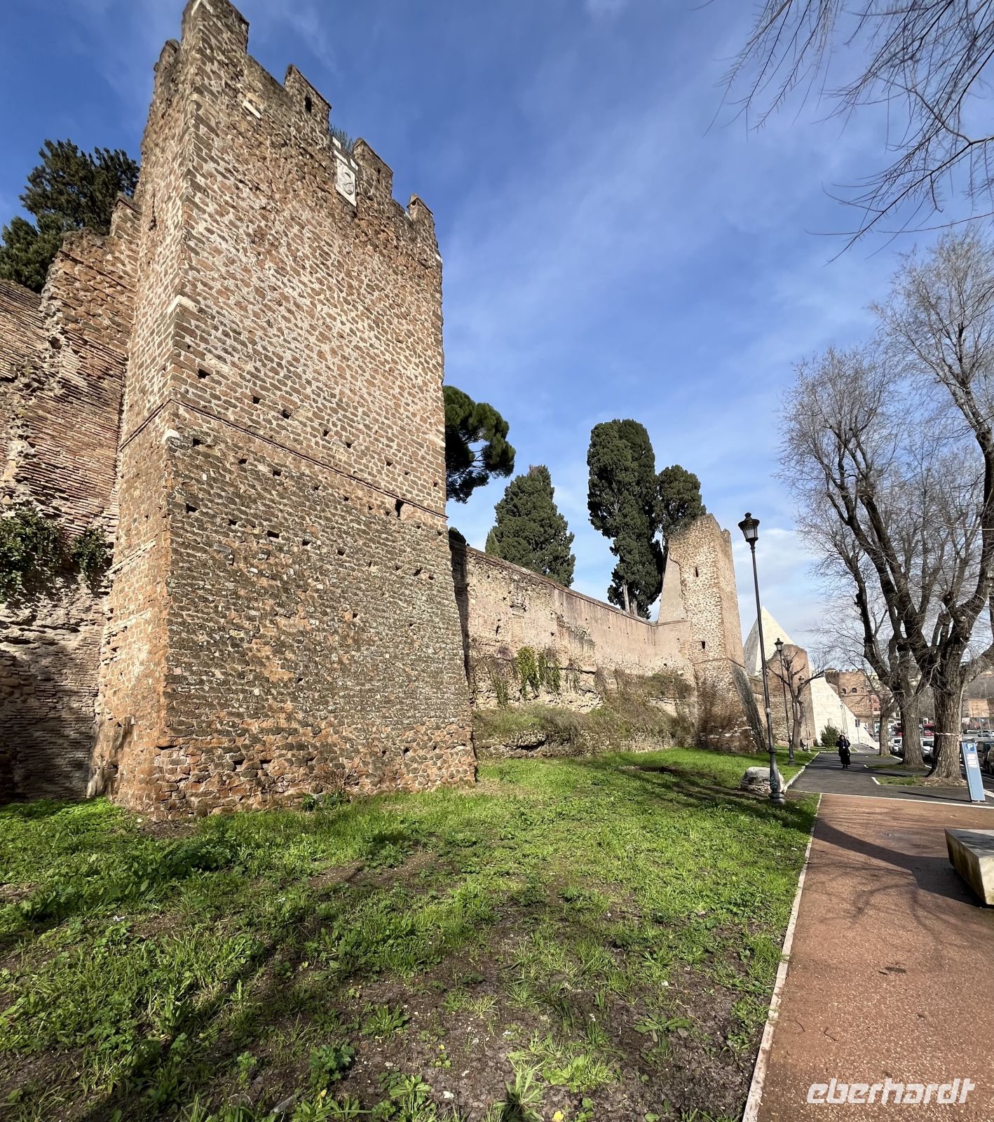 ROM- Aurelianische Mauer - längste & best erhaltene antike Stadtmauer der Welt