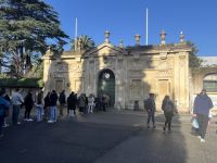 ROM - Agentin- Hügel -das berühmte Schlüsselloch mit Blick auf die Petersdom Kuppel